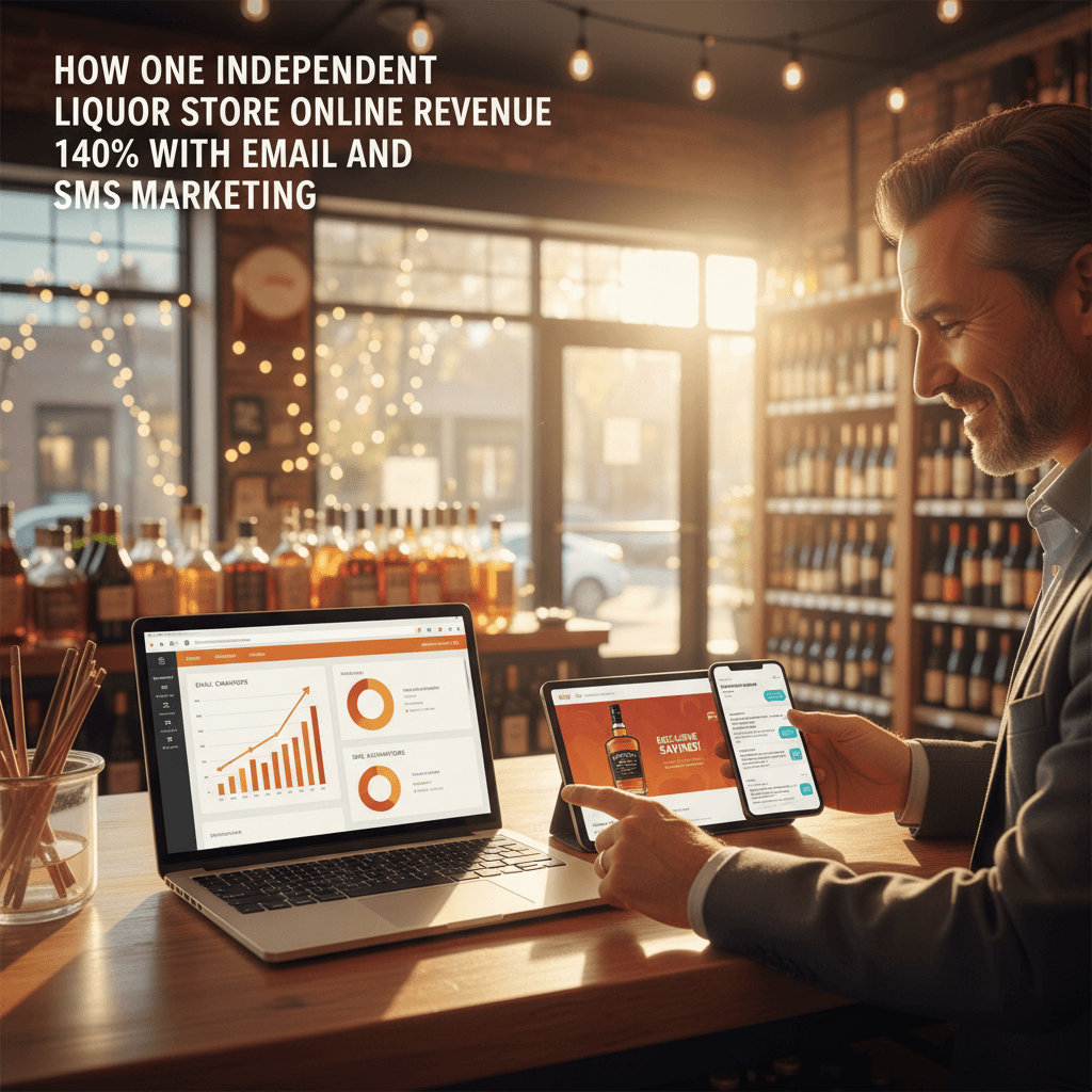How One Independent Liquor Store Grew Online Revenue 140% with Email and SMS Marketing