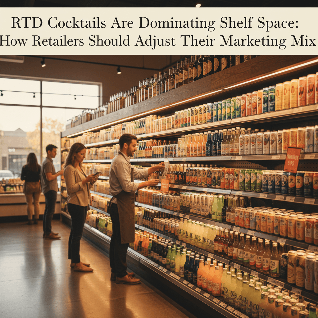 RTD Cocktails Are Dominating Shelf Space: How Retailers Should Adjust Their Marketing Mix