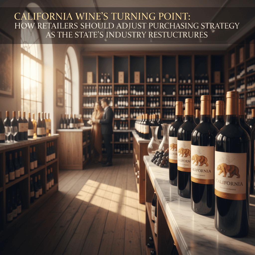 California Wine's Turning Point: How Retailers Should Adjust Purchasing Strategy as the State's Industry Restructures