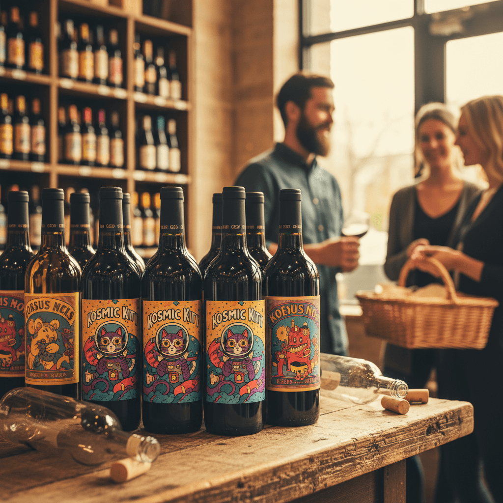Playful Wine Branding for Retailers: What Kosmic Kitty's Rise Teaches Independent Liquor Stores About Lifestyle Labels